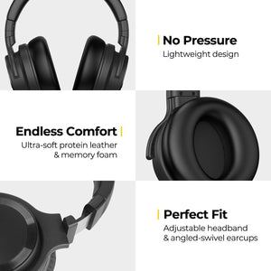 E7 Active Noise Cancelling Headphones Wireless Bluetooth Headphones with Rich Bass