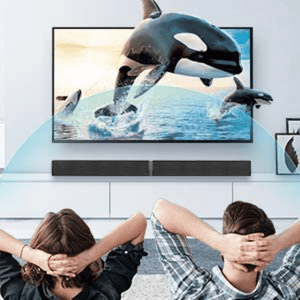 Bluetooth Sound bar for TV, 50W Sound Bar with 4 Drivers and Remote Control, Home Audio TV Speakers Sound Bar with Arc/Optical/AUX Connect Cowinaudio 
