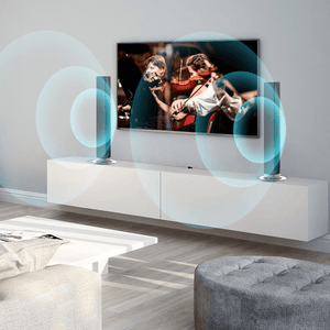 Bluetooth Sound bar for TV, Remote Control, Home Audio TV Speakers Sound Bar with Arc/Optical/AUX Connect Cowinaudio 