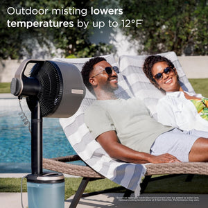 COWIN Portable Oscillating Cooling Fan with Remote Control and Water Tank Pedestal Mist Fan Cowinaudio 