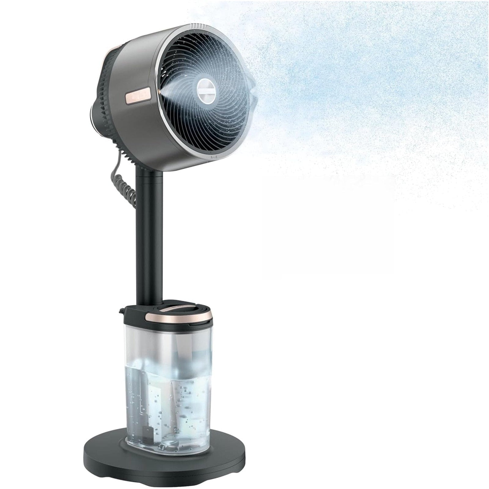 COWIN Portable Oscillating Cooling Fan with Remote Control and Water Tank Pedestal Mist Fan Cowinaudio 