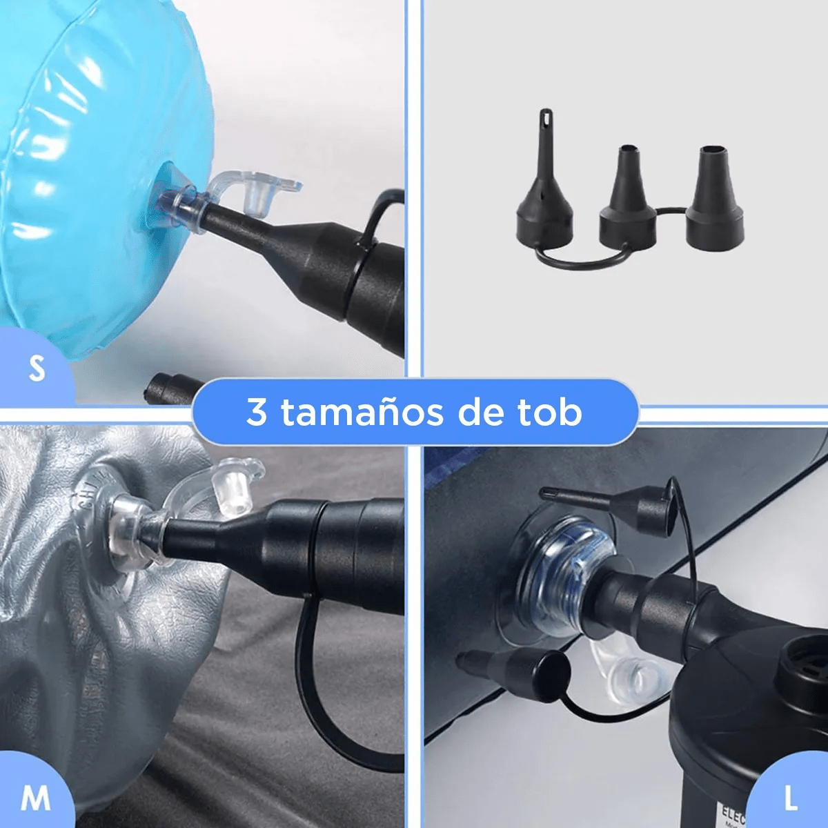 Electric Inflator for Inflatable Mattresses and Pools Cowinaudio