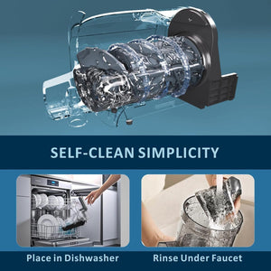 Slushie Machine, Frozen Drink Maker with 7 Preset Programs Cowinaudio 