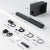 Sound Bar for Smart TV, 120W Sound Bar with Subwoofer, 5.0 Bluetooth Soundbar for TV with Deep Bass & Volume Boost & 3 Equalizer Modes, ARC/Opt/AUX, 2 in 1 Detachable TV Sound Bar, Black Cowinaudio 