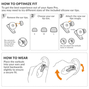 COWIN Apex Pro Active Noise Cancelling True Wireless Earbuds Cowinaudio 