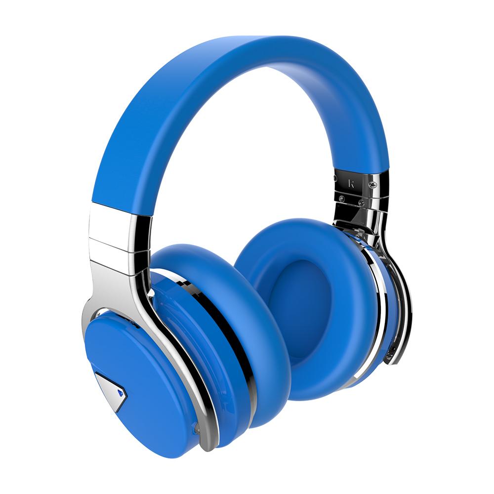 Blue over ear cheap headphones