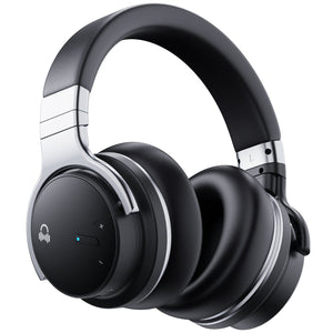 E7 Basic C Active Noise Cancelling Headphones Bluetooth Headphones Wireless Headphones Headphone Cowinaudio BLACK 